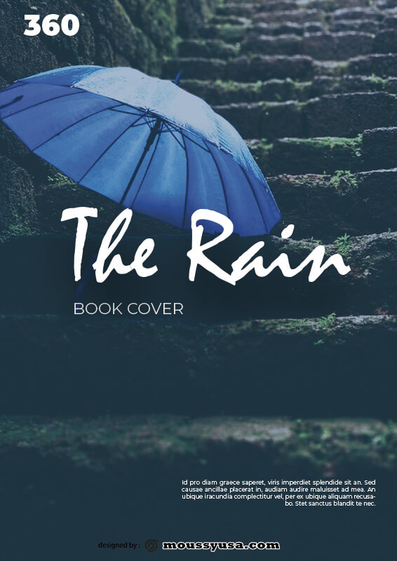 book cover template free psd