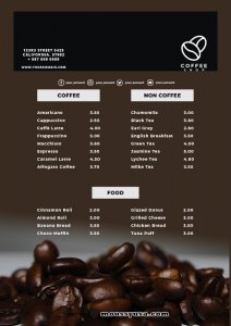 10+ Coffee Shop Menu Templates Free Download | Mous Syusa