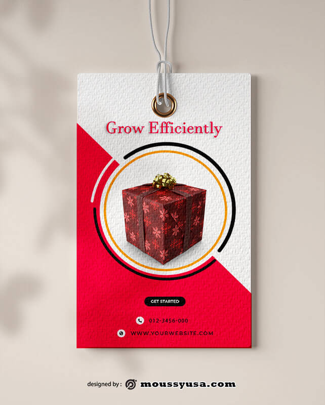 gift tag in photoshop free download