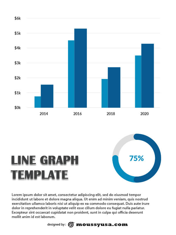 line graph in photoshop