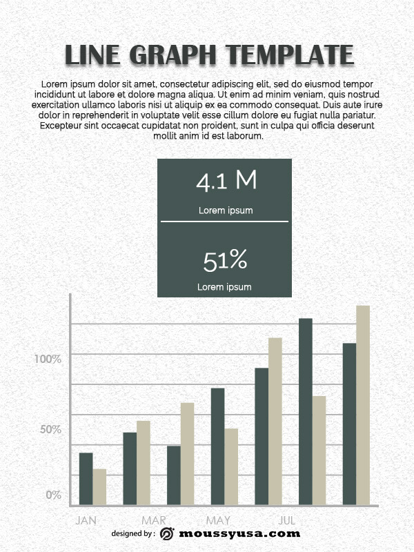 line graph template for photoshop