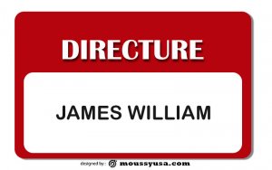 10+ Name Tag Template example psd design | Mous Syusa