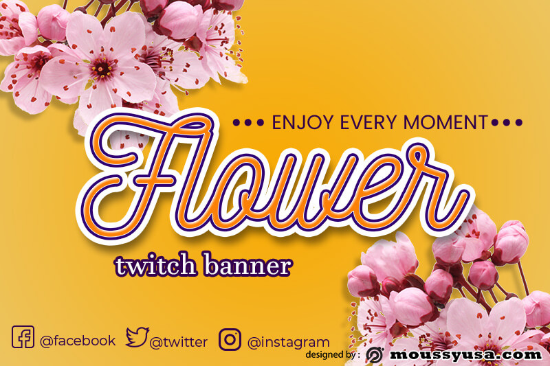 twitch banner template free psd
