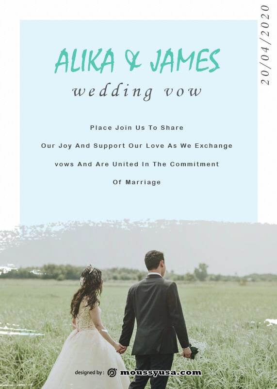 wedding vow in photoshop