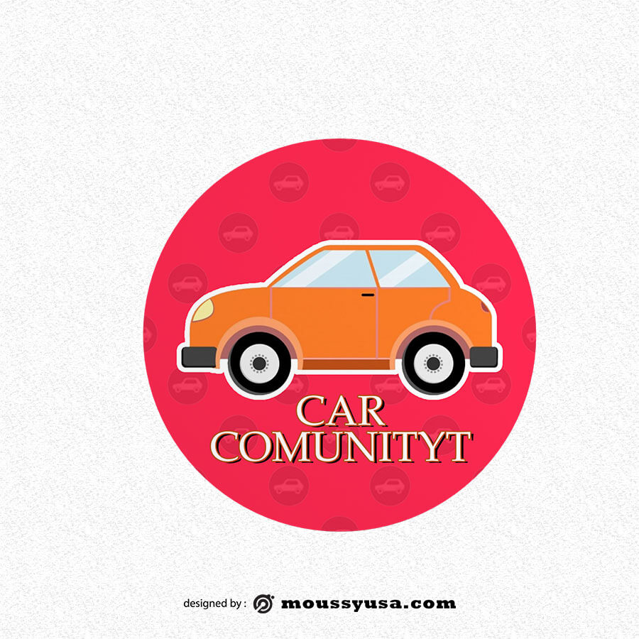 bumper sticker template example psd design