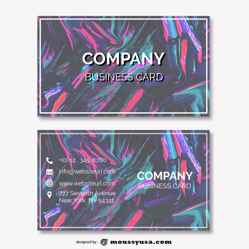 business card design templates customizable psd design template