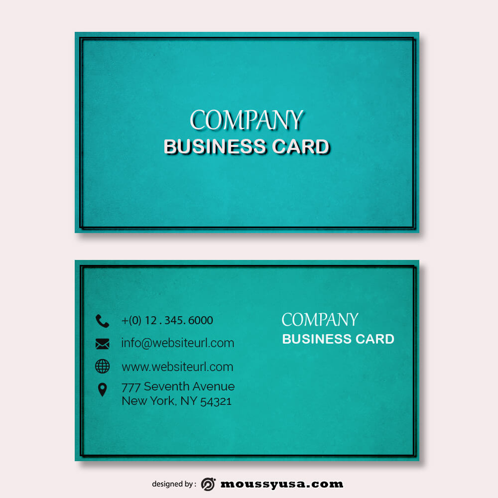 business card design templates free psd template