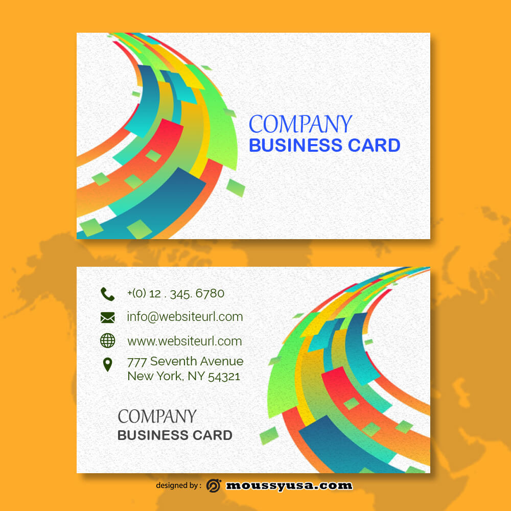 business card design templates in photoshop free download