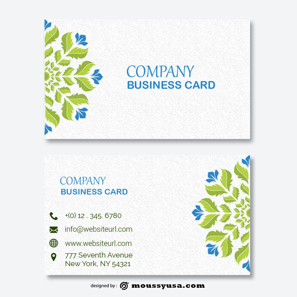 business card design templates in psd design