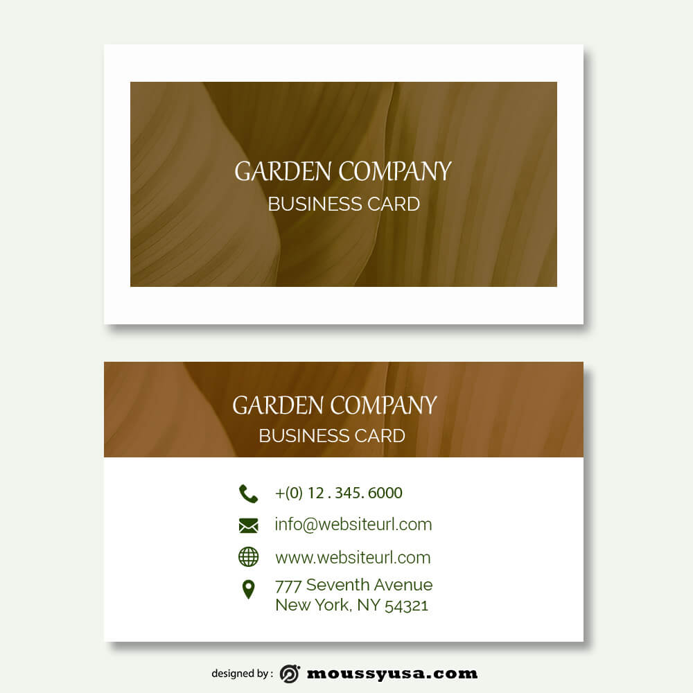 business card design templates psd template free