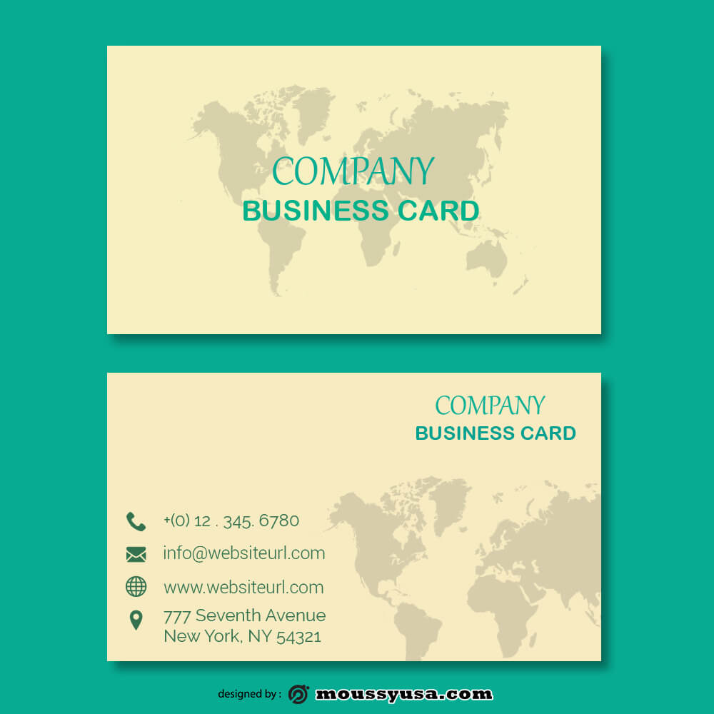 business card design templates template for photoshop