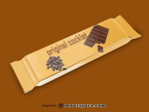 candy bar wrapper in photoshop free download