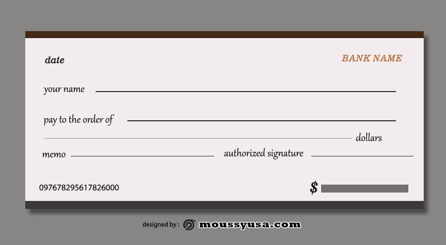 blank check template in photoshop