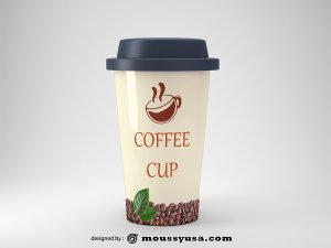 coffee mug customizable psd design template