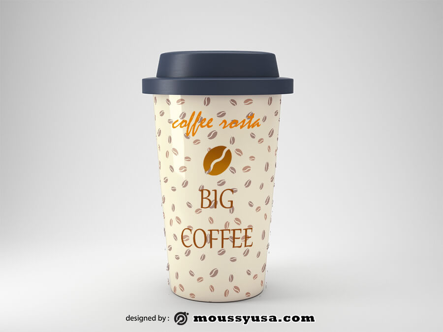 coffee mug example psd design