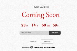 coming soon template example psd design