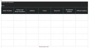 contact sheet in word