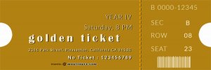 golden ticket templates customizable psd design template