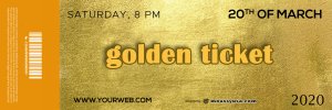 golden ticket templates free psd template