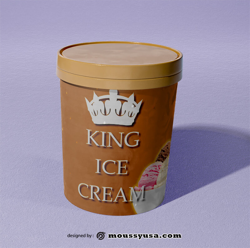 ice cream cones template example psd design