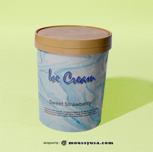 ice cream cones template in photoshop
