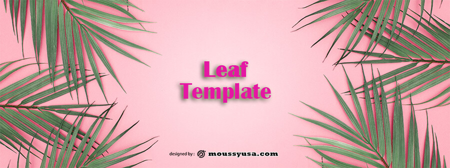 leaf template psd template free