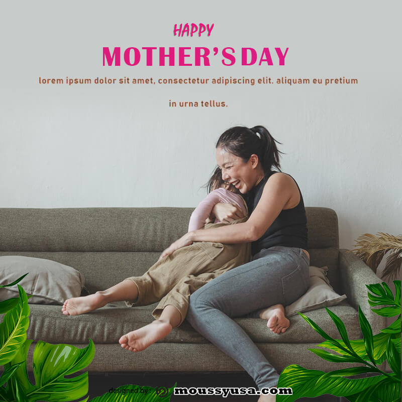 mothers day card example psd design