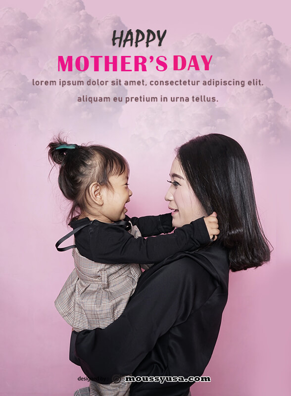 mothers day card template free psd