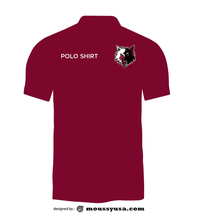 10+ Polo Shirt template free psd | Mous Syusa