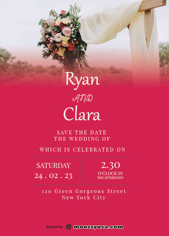 rustic wedding invites in photoshop