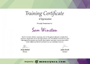 training certificate in photoshop