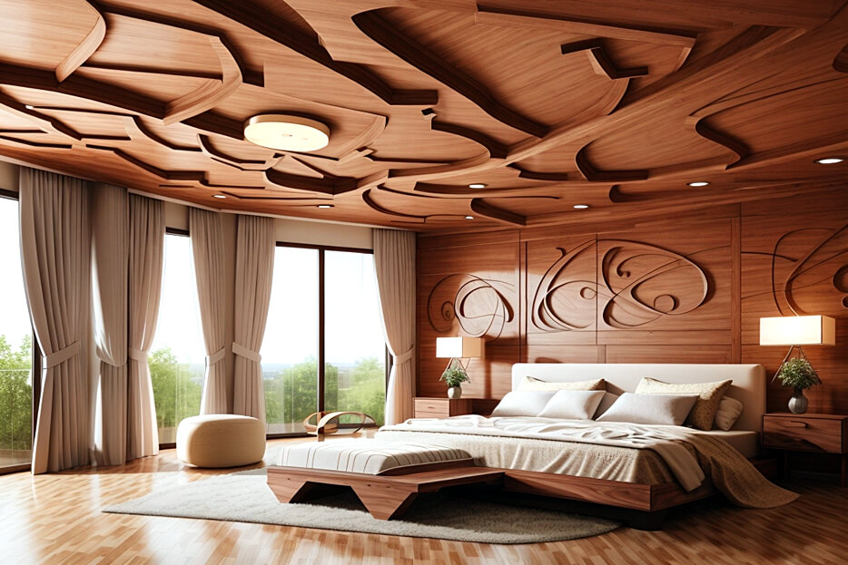 A Touch of Nature Wooden Ceiling Inspirations