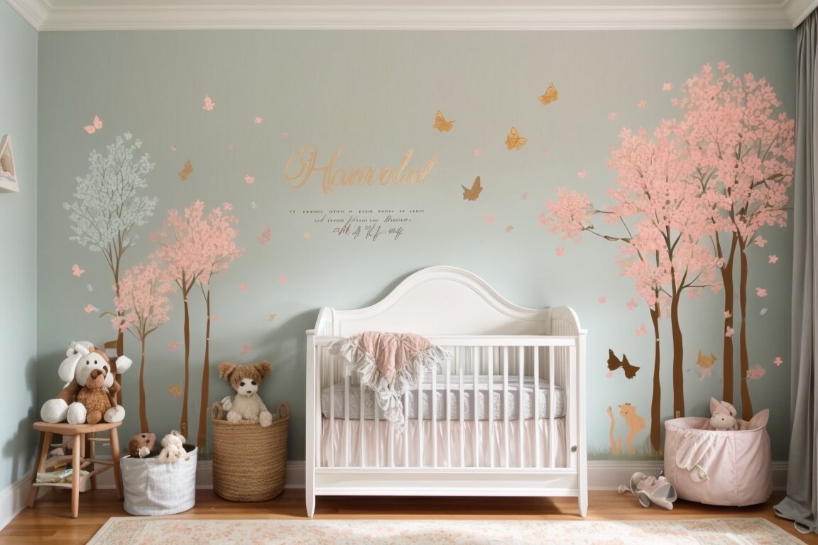 A World of Colors Rainbow Themed Nursery Wall Decals
