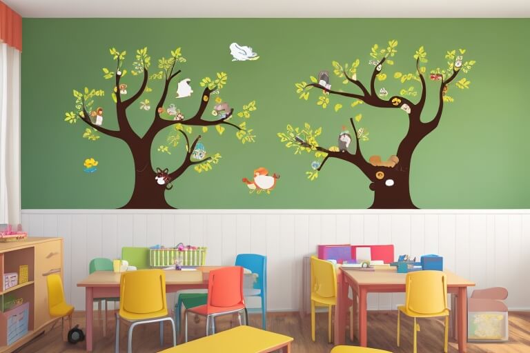 A World of Wonder Classroom Nursery Wall Graphics