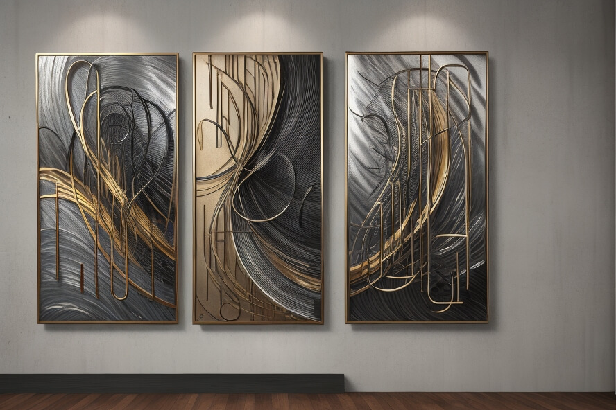 Abstract Metal Wall Art Abstract Metal Mosaic Wall Art Unveiled