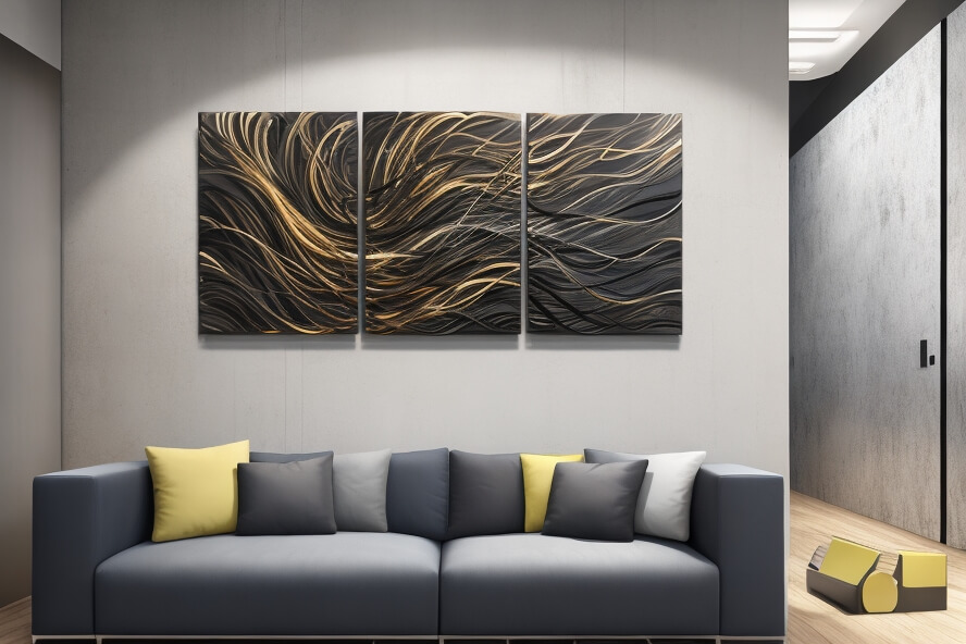 Abstract Metal Wall Art Metamorphosis in Metal Abstract Wall Alchemy