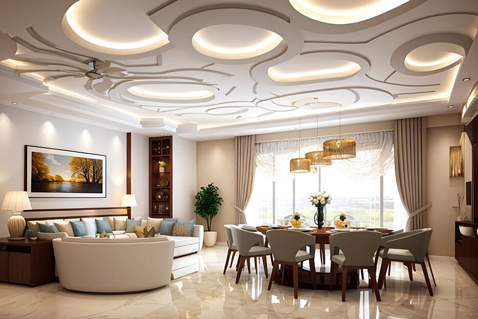 Aesthetic Dining Room Ceilings That Impress