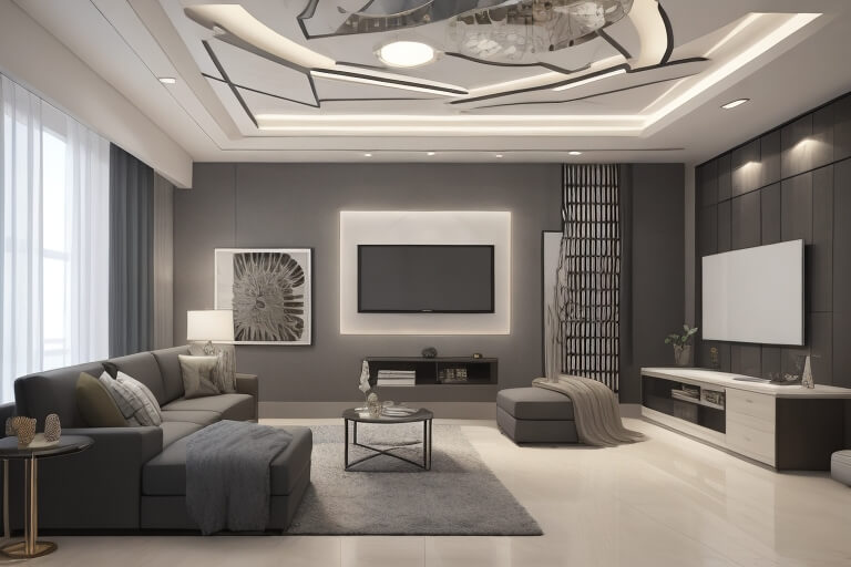 Aesthetic Living Room Ceiling Innovations