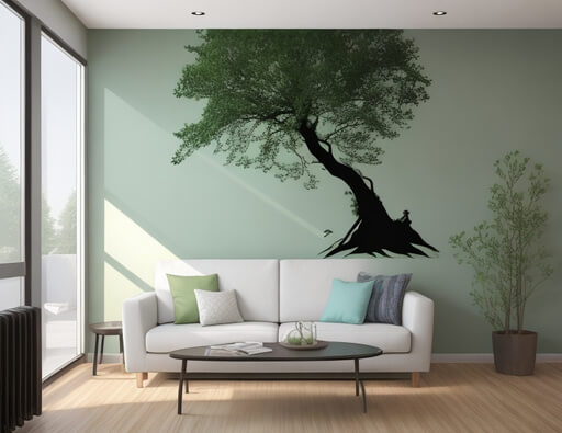 Bringing the Outdoors In Tree Wall Stickers for Living Room