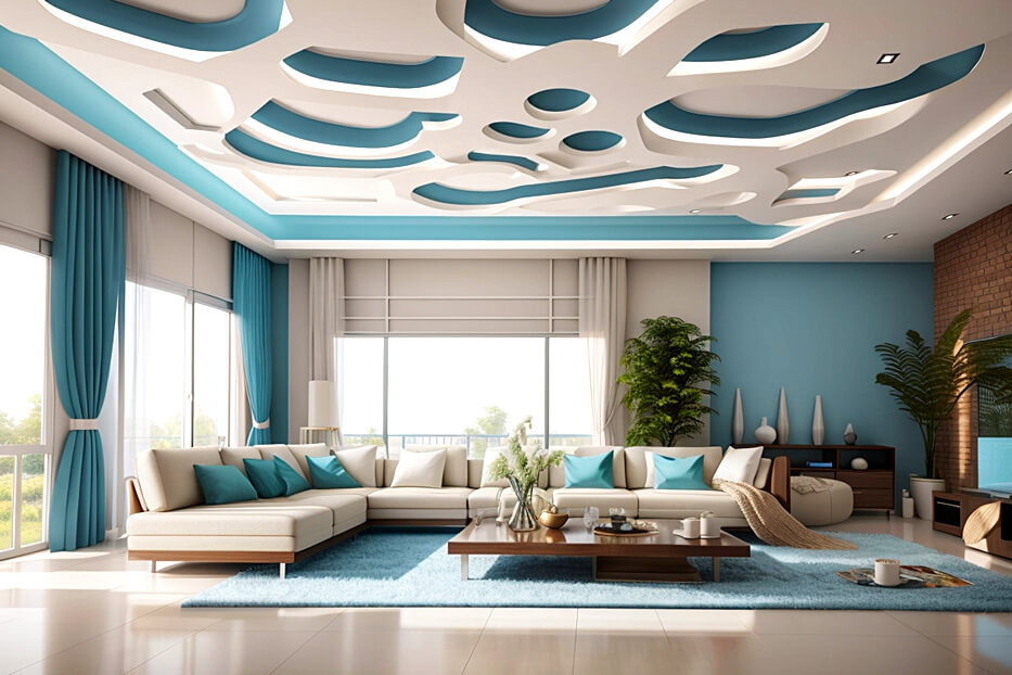 Ceiling Artistry Exploring Contemporary False Ceiling Creativity