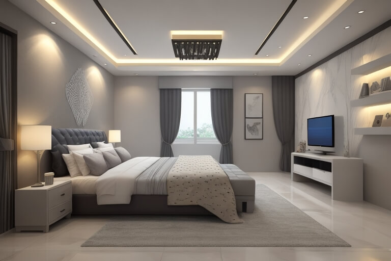 Ceiling Serenity Modern Bedroom False Ceiling Inspirations