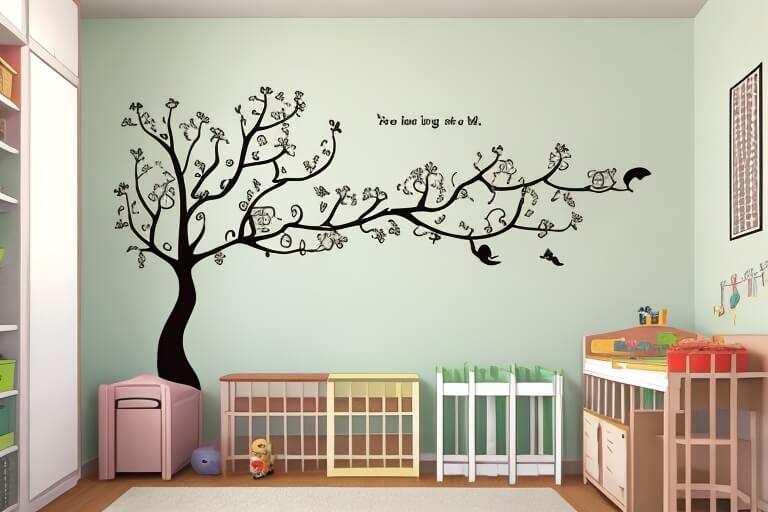 Colorful Education Classroom Nursery Wall Stickers