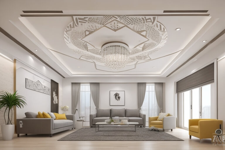 Contemporary Chic False Ceilings in StyleContemporary Chic False Ceilings in Style