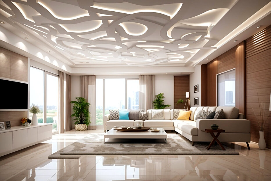 Contemporary Luxury False Ceiling Design at Its Best