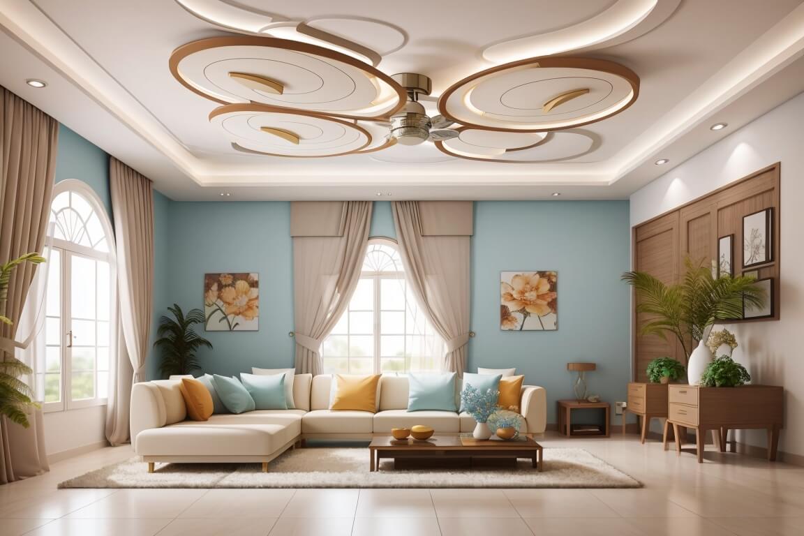 Cooling Comfort Meets Aesthetics Hall Ceiling Fan Design Gallery