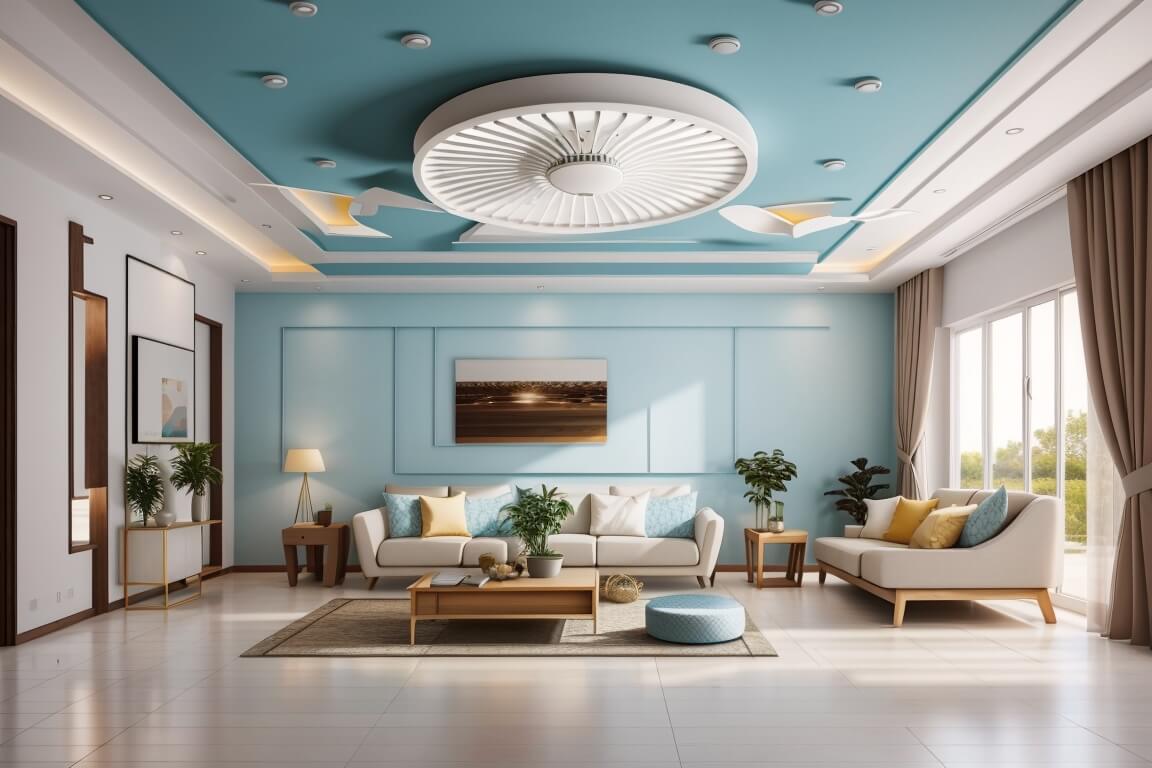 Cooling Elegance Hall Ceiling Fan Styles that Impress