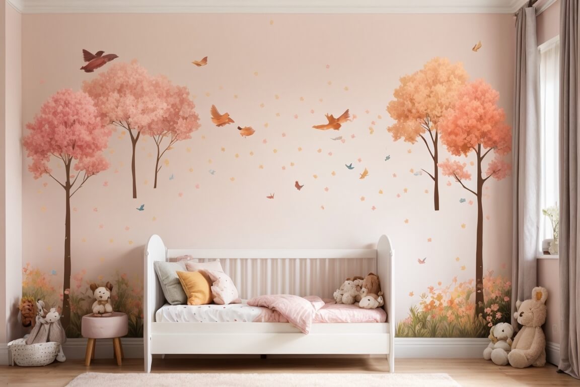 Dreamy Wall Art Nursery Stickers for Sweet Baby Dreams