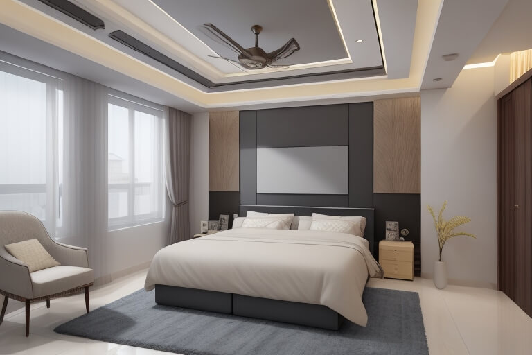 Elegance Above Exquisite False Ceiling Design for Your Bedroom