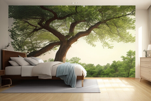 Elegant Arboreal Accents Tree Wall Decor for Bedrooms