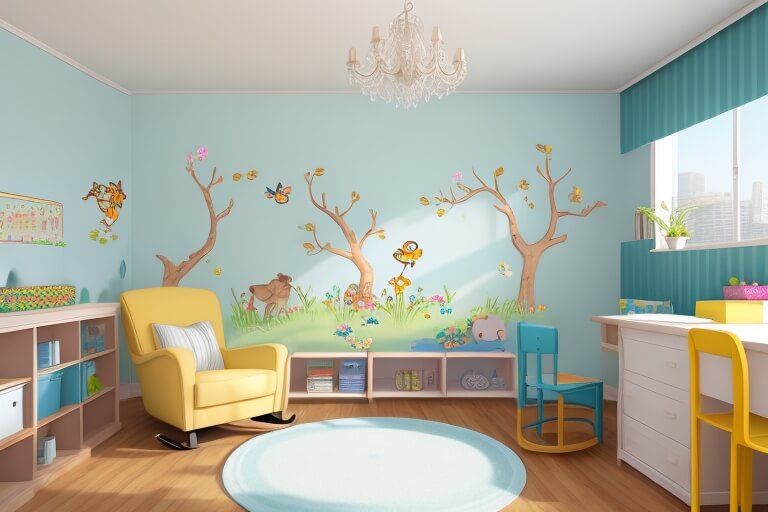 Enchanting Nursery Wall Art for Educational Spaces